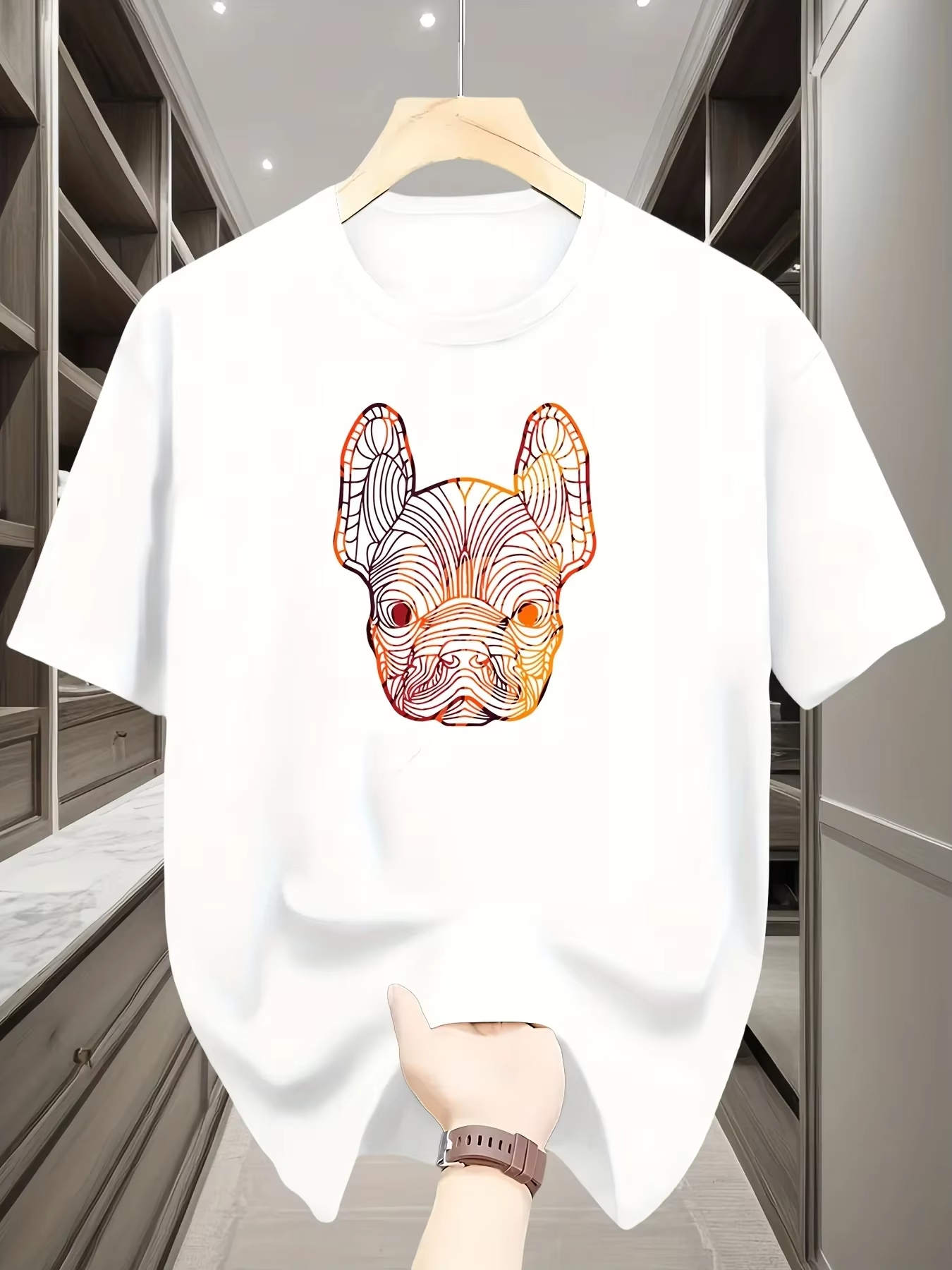 Streetwear Brand Graphic Designer - White Modern Design Animal Totem French