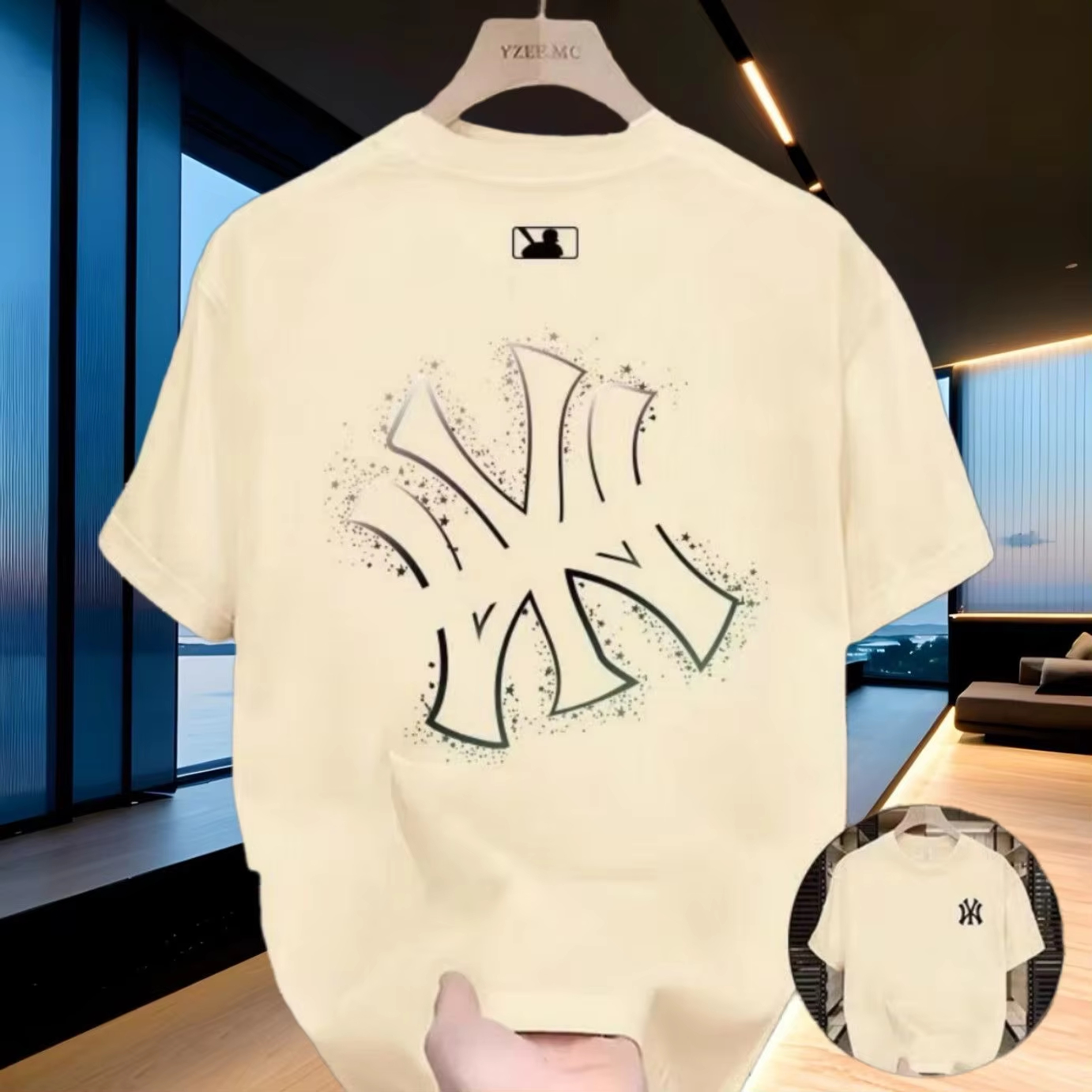 White NY New York Starry Logo  - Streetwear Brand New York ulasan dan harga