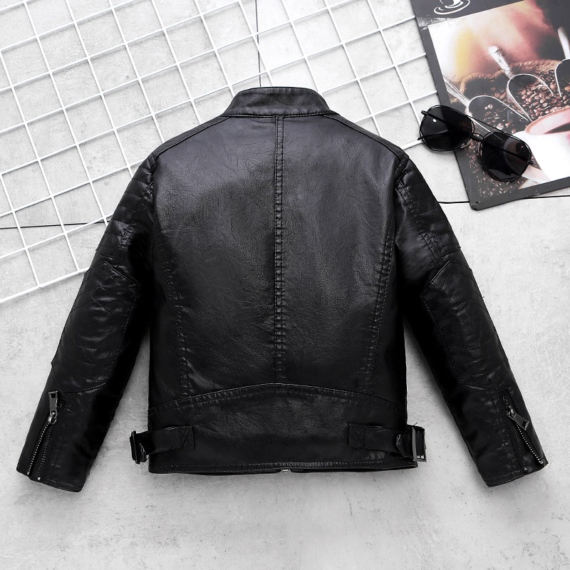 Boys Motorcycle Pu Leather Wat - Streetwear Brand Photography ulasan dan harga