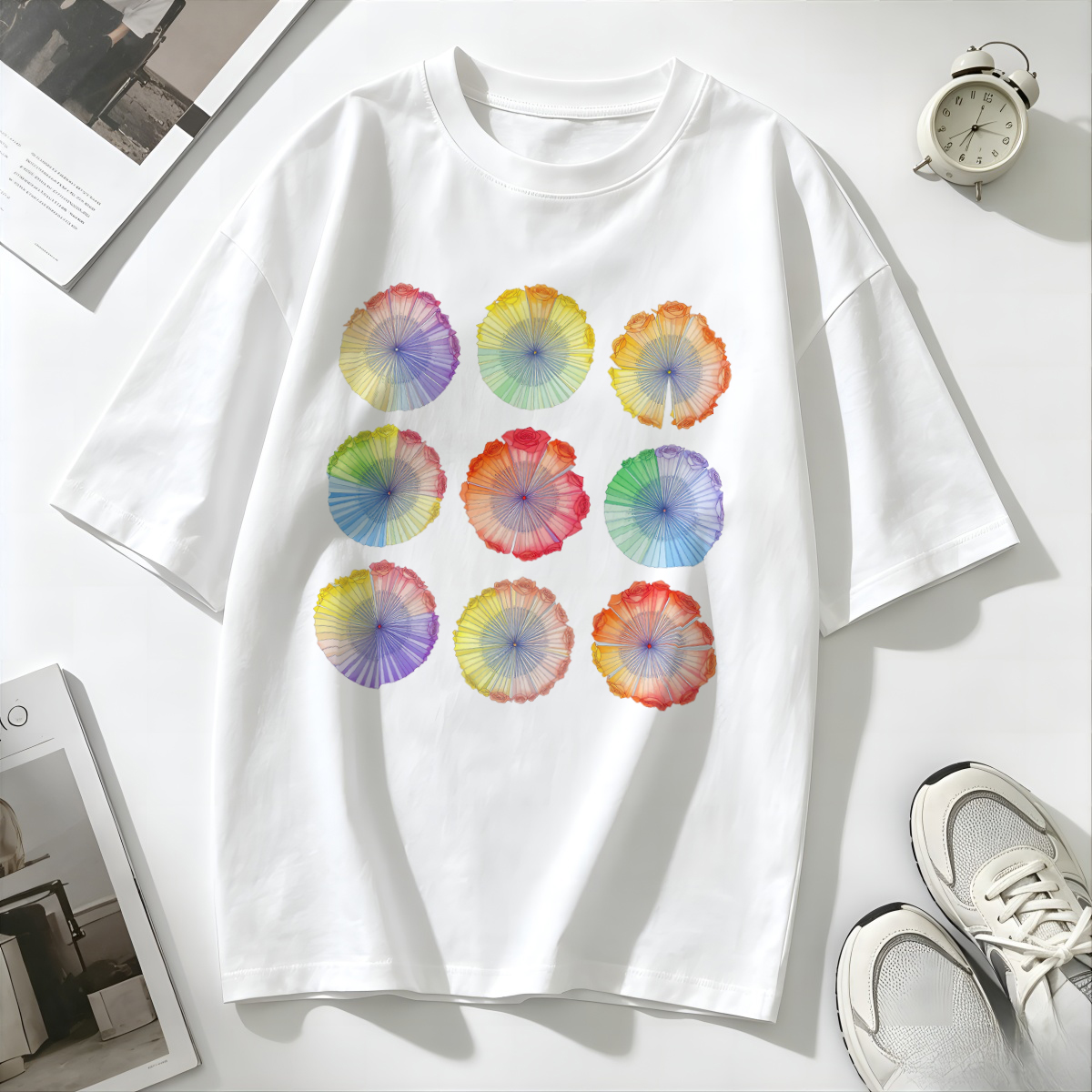 T Shirts Male Logo Text Print  - Streetwear Brand Graphic Designer ulasan dan harga