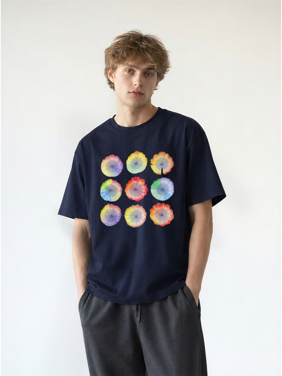 T Shirts Male Logo Text Print  - Streetwear Brand Graphic Designer ulasan dan harga