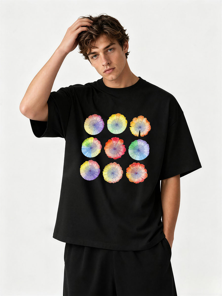 T Shirts Male Logo Text Print  - Streetwear Brand Graphic Designer ulasan dan harga