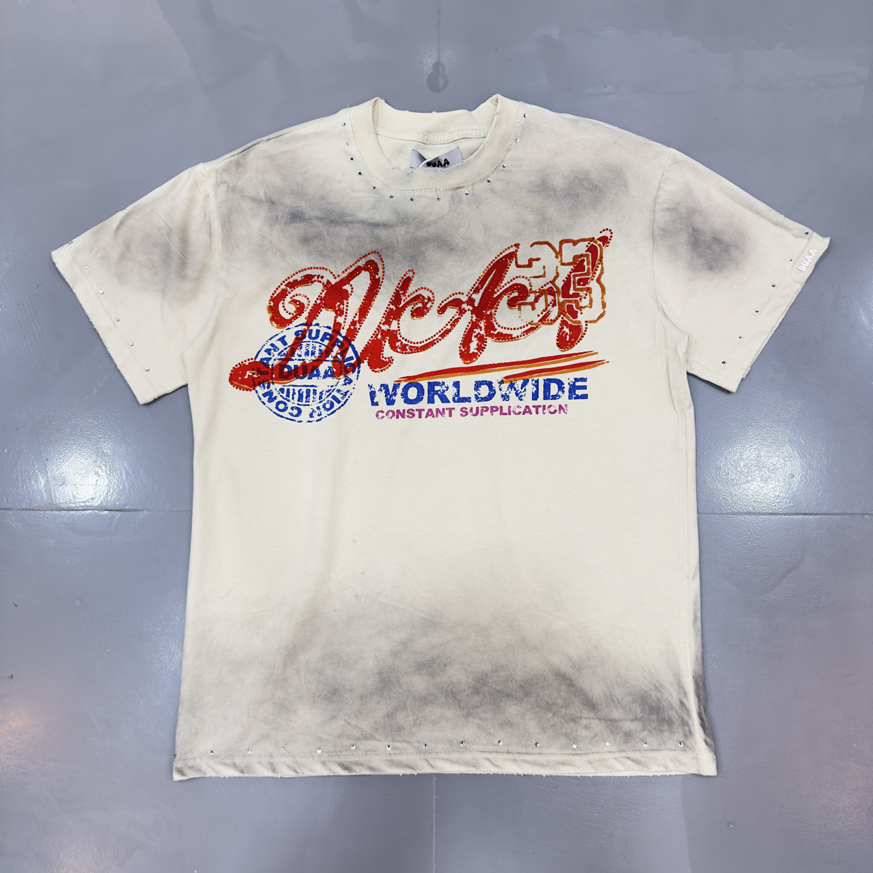 DUAA Vintage American Short Sl - Streetwear Brand Photography ulasan dan harga